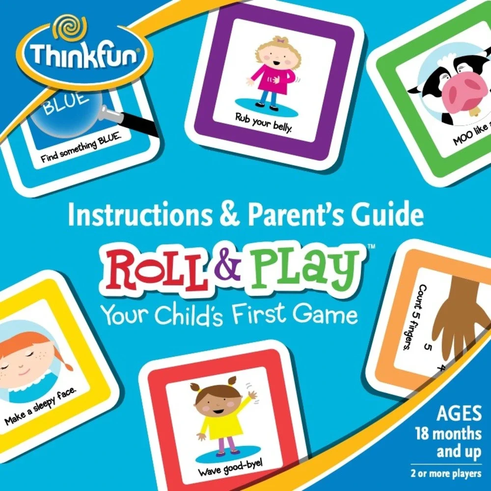 ThinkFun Roll & Play Your Child's 1st First Game Ball Cards Preschool 2011